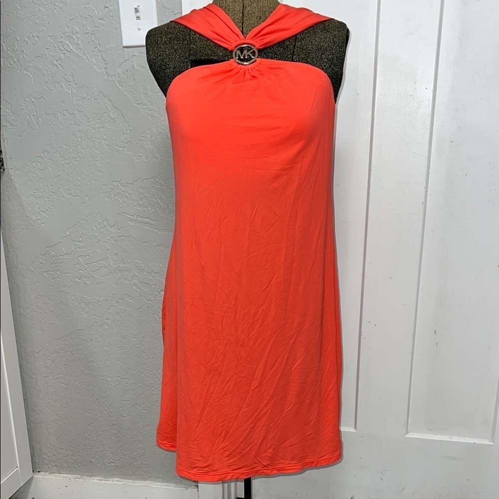 MICHAEL MICHAEL KORS SANGRIA SWIM DRESS / COVER-UP